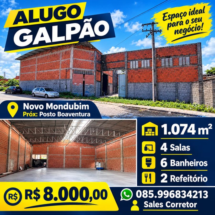 Galpão - Aluguel - Aracapé - Fortaleza - CE