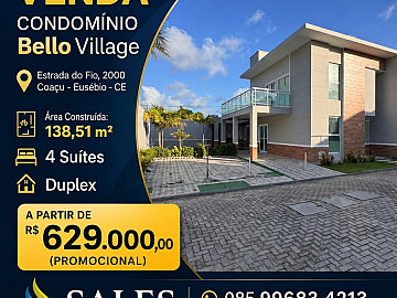 Condom�nio Bello Village - Coa�u - Eus�bio